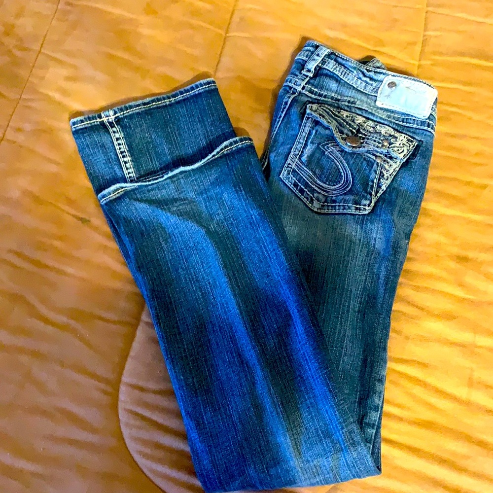 Silver jeans